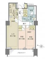 ザ・パークハウス渋谷南平台の間取り図