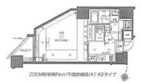 ZOOM新宿南First　間取り