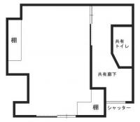 神戸市中央区北長狭通２丁目貸店舗　平面図