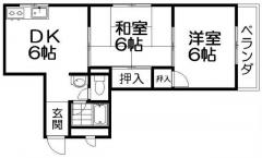 [部屋情報]<br />
4階建ての地上3階にある、広さ40㎡  2DKの角部屋のお部屋です。<br />
<br />
主な設備はバルコニー、バストイレ別、ガスコンロ対応、2階以上、ペット不可、角部屋<br />
日当り良好<br />
<br />
<br />
[入居条件]<br />
単身者可、2人入居可、子供入居可、ルームシェア可、高齢者相談<br />
ペット相談不可<br />
要連帯保証人<br />
事務所利用不可<br />
<br />
<br />
