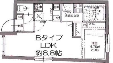 (仮称)渋谷区笹塚3丁目マンションの間取り図