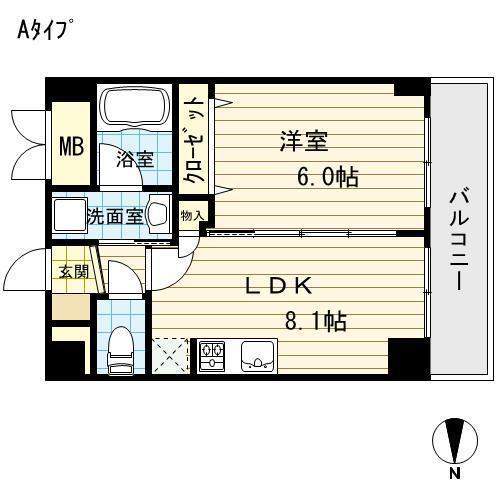 ラピスラズリ 角部屋 大阪の賃貸マンション情報